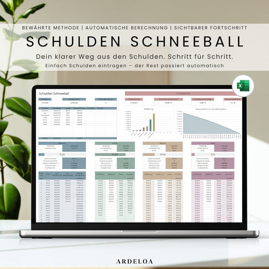 Schulden Schneeball - Debt Snowball Planer