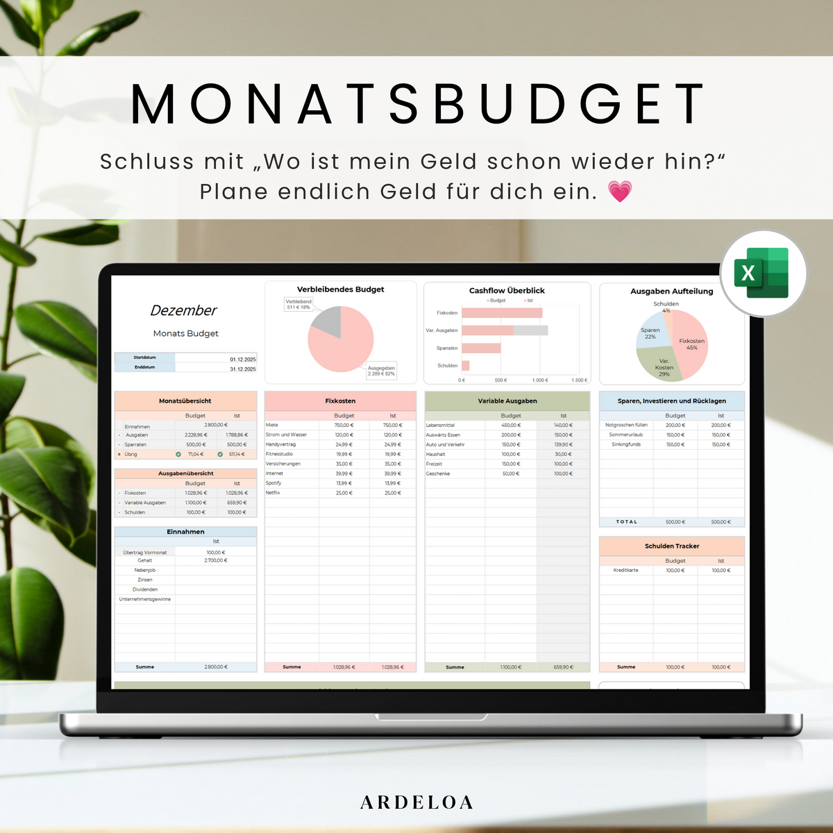 Ultimate Budget - Excel Templates Bundle